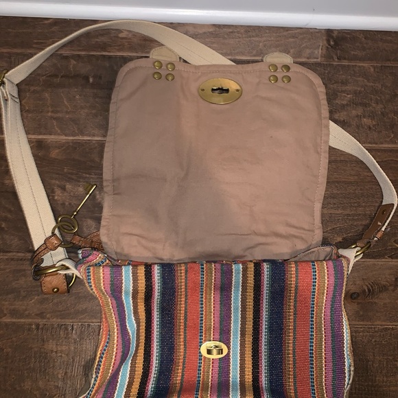 Striped Fosil purse - Picture 3 of 8